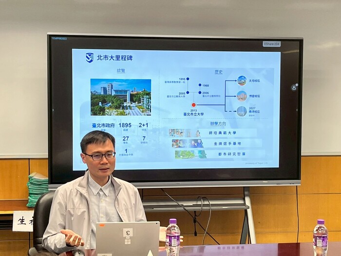 於當地中學介紹北市大圖片