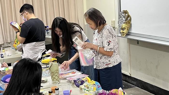 ▼2023.11.9 112-1 Cultural Experience Series 4 -  The Philippines Masskara Festival Mask DIYImage
