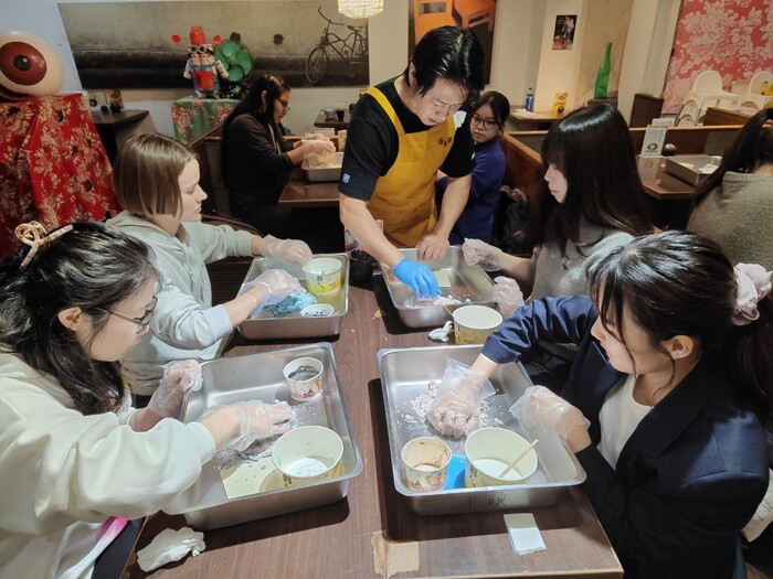 ▼2023.12.19 112-1 Chinese Language Course For Foreigners Series 15- Winter Solstice Reunion - Rainbow Dumplings DIYImage
