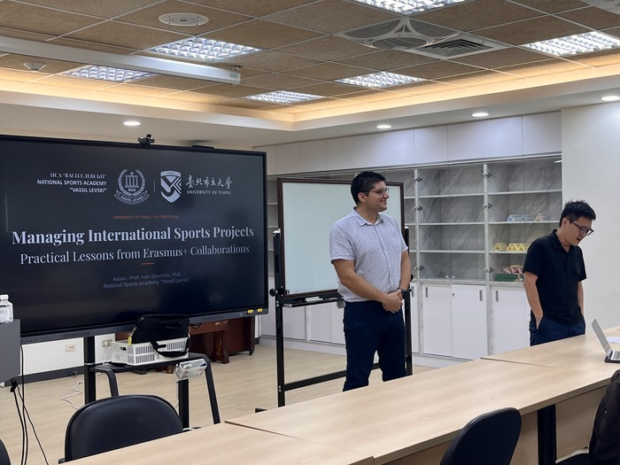 【國際交流】保加利亞體育學院Ivan Slavchev 副教授蒞臨北市大天母校區展開為期三日學術交流圖片