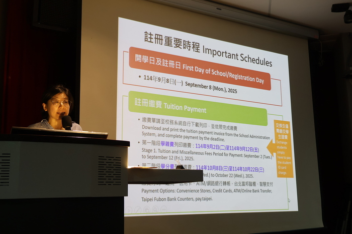 【國際處】2025.09.04 114-1學期境外新生 (含交換生、學位生和國際專修部學生) 說明會-2025 Fall Semester Orientation Briefing for New International Students圖片